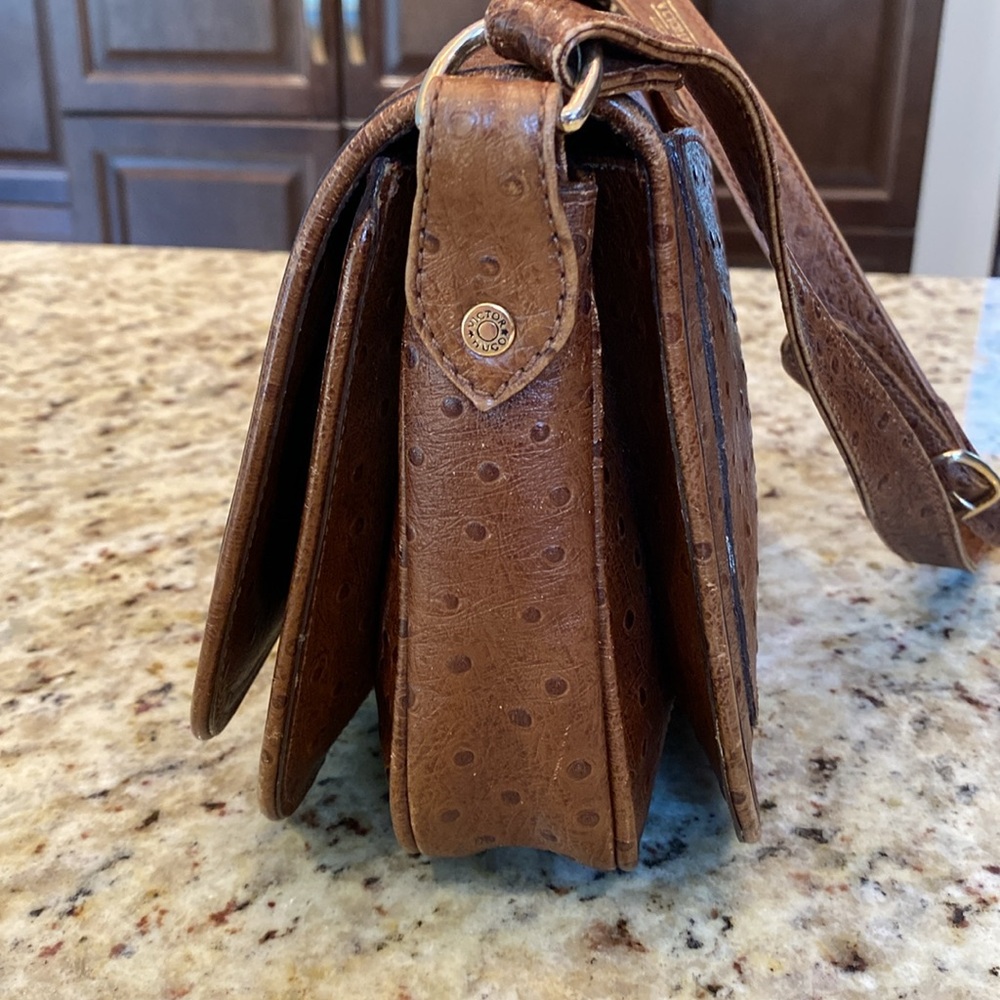 Vintage Victor Hugo Ostrich Leather Purse - Picture 5 of 15